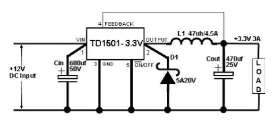 Techcode(泰德)的TD1501S50系统框图