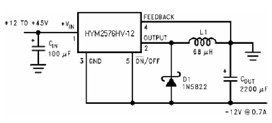 HAOYU(昊昱)的HYM2576S-3.3系统框图