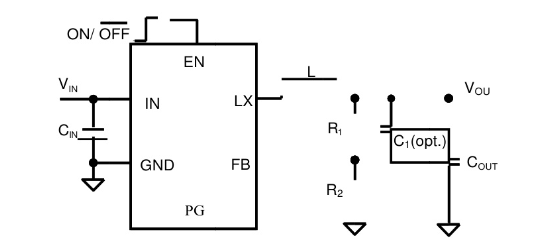 Silergy(矽力杰)的SY8032EABC系统框图