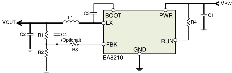 everanalog(申风)的EA8210T6R系统框图