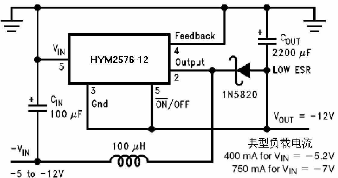 HAOYU(昊昱)的HYM2576S-5.0系统框图