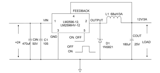 Slkor(萨科微)的LM2596T-5.0系统框图