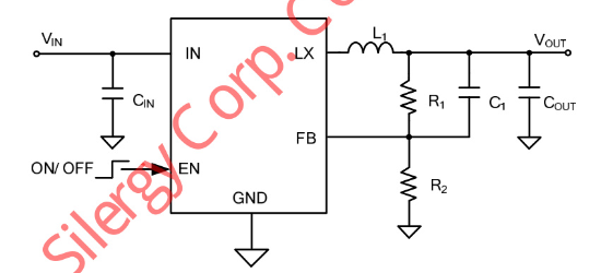 Silergy(矽力杰)的SY8077AAC系统框图