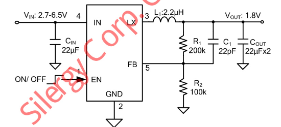 Silergy(矽力杰)的SY8079AAC系统框图