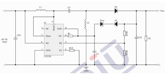 UNI-SEMIC(宇力半导体)的U3223E系统框图