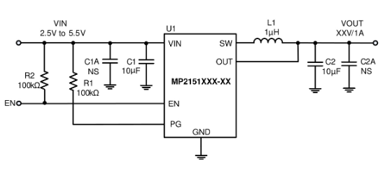 MPS(芯源)的MP2151GQFU-Z系统框图