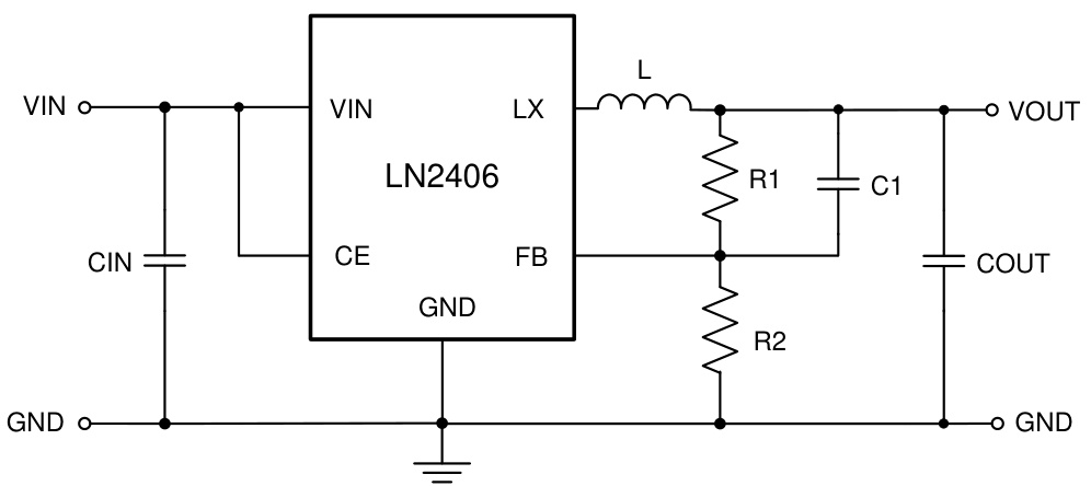 natlinear(南麟)的LN240600FMR-G系统框图