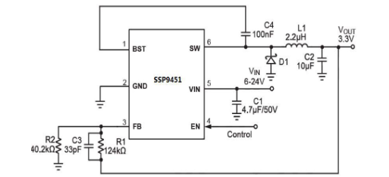 Siproin(上海矽朋)的SSP9451系统框图