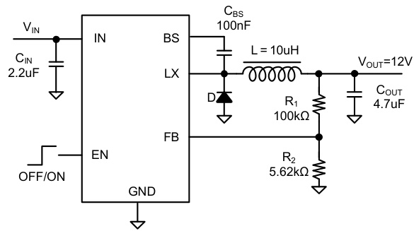 Silergy(矽力杰)的SY8290ABC系统框图