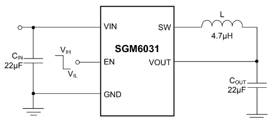 SGMICRO(圣邦微)的SGM6032-3.3YTDI6G/TR系统框图