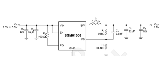 SGMICRO(圣邦微)的SGM61006XG/TR系统框图
