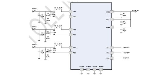 TMI(拓尔微)的TMI7003系统框图