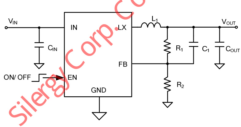 Silergy(矽力杰)的SY8077AAC系统框图