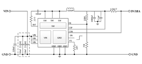 NDP(芯潭微)的NDP23A5QB系统框图
