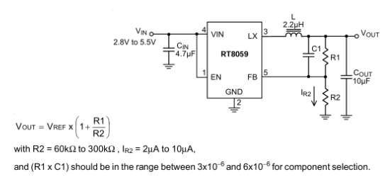 PIELENST(派量)的RT8059GJ5-L系统框图