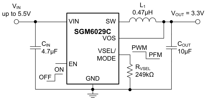 SGMICRO(圣邦微)的SGM6029DYG/TR系统框图