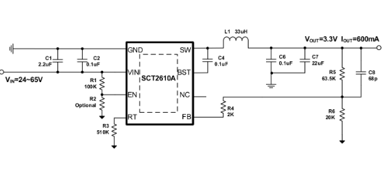 SCT(芯洲科技)的SCT2610ASTER系统框图