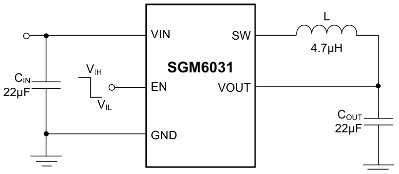 SGMICRO(圣邦微)的SGM6032-2.5YTDI6G/TR系统框图