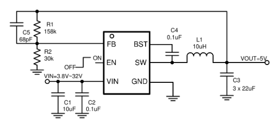 SCT(芯洲科技)的SCT2325TVBR系统框图
