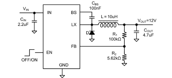 Silergy(矽力杰)的SY8290ABC系统框图