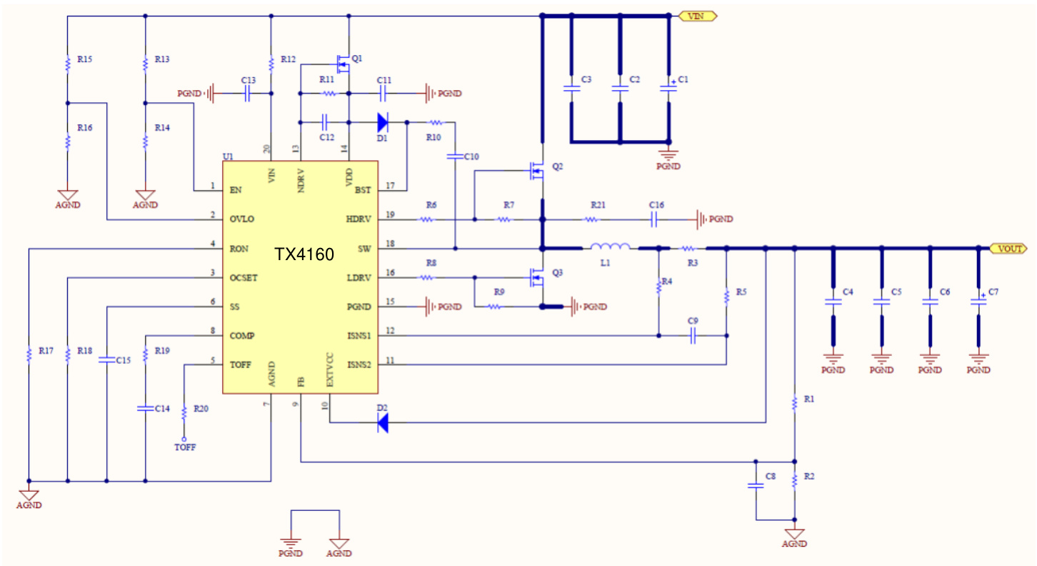 XDS(芯鼎盛)的TX4160系统框图
