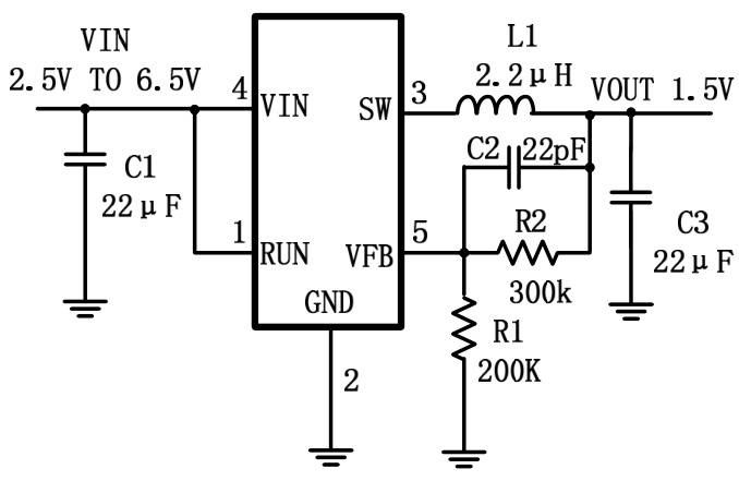 chipown(芯朋微电子)的APS2415TBER-ADJ系统框图