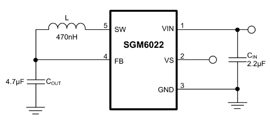 SGMICRO(圣邦微)的SGM6022-1XTDI6G/TR系统框图