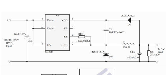 UNI-SEMIC(宇力半导体)的U3220系统框图