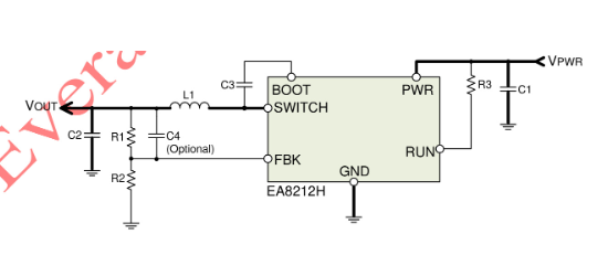 everanalog(申风)的EA8212HT6R系统框图