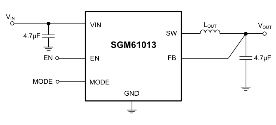 SGMICRO(圣邦微)的SGM61013B-1.2YG/TR系统框图