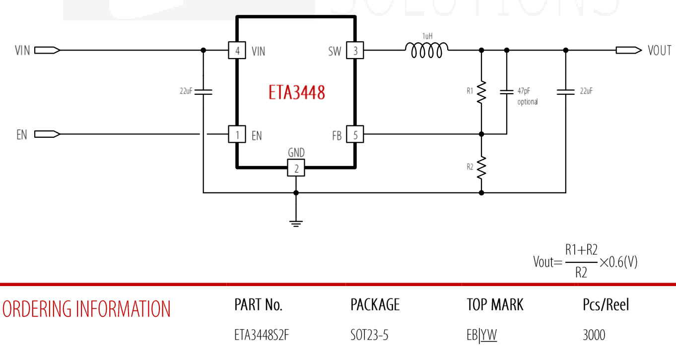 ETA(钰泰)的ETA3448S2F系统框图