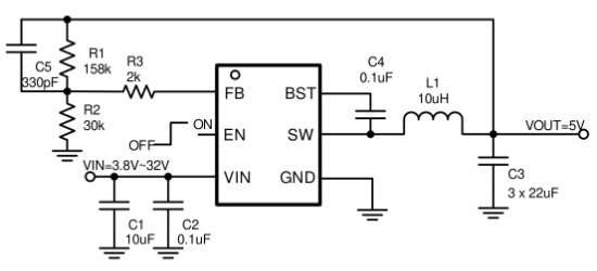 SCT(芯洲科技)的SCT2331TVBR系统框图