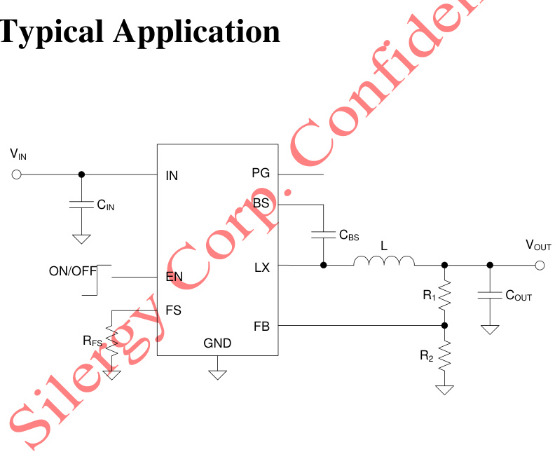 Silergy(矽力杰)的SA24403FCA系统框图
