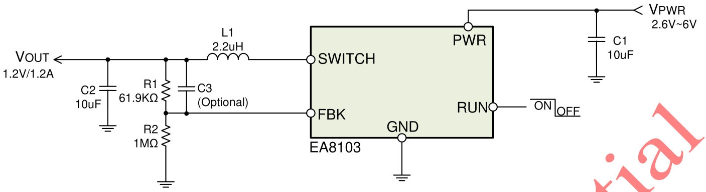 everanalog(申风)的EA8103DHR系统框图