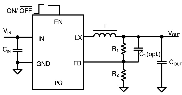 Silergy(矽力杰)的SY8032ABC系统框图