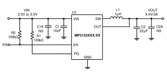MPS(芯源)的MP2153GTF-Z系统框图