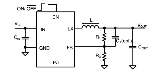 Silergy(矽力杰)的SY8032ABC系统框图