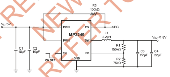 MPS(芯源)的MP2249DN-LF-Z系统框图