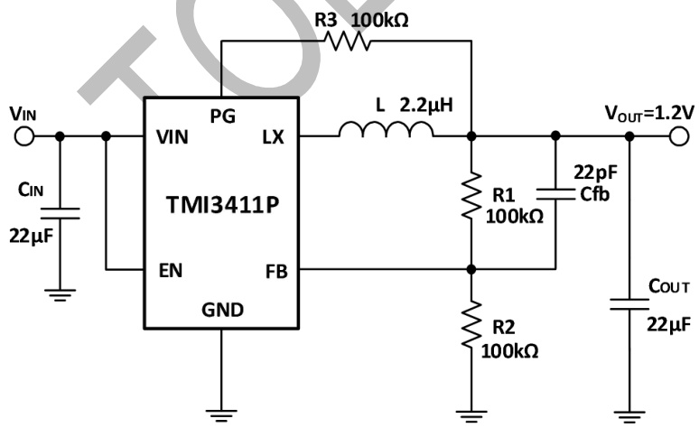 TMI(拓尔微)的TMI3411P系统框图