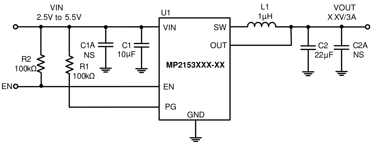 MPS(芯源)的MP2153GTF-Z系统框图