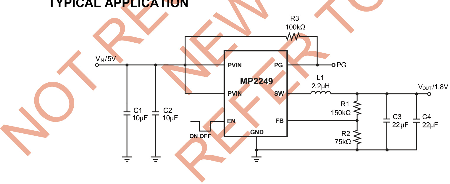 MPS(芯源)的MP2249DN-LF-Z系统框图