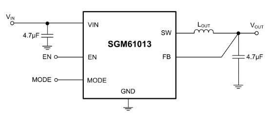 SGMICRO(圣邦微)的SGM61013A-1.8YG/TR系统框图