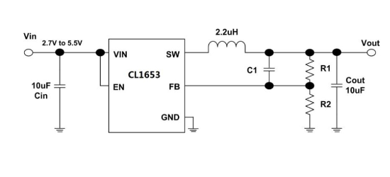 CHIPLINK(芯联)的CL1653CA系统框图