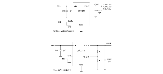 DIODES(美台)的AP2111H-3.3TRG1系统框图
