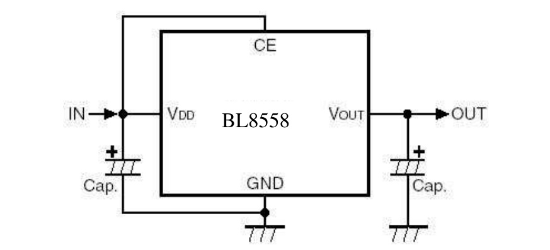 BL(上海贝岭)的BL8558-33PRN系统框图