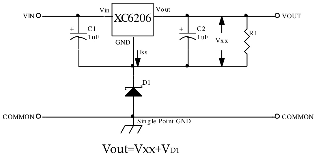 UMW(友台半导体)的XC6206P332PR系统框图
