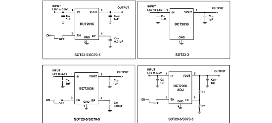 BROADCHIP(广芯电子)的BCT2036EUR12-TR系统框图
