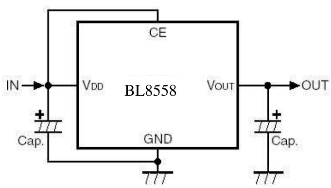 BL(上海贝岭)的BL8558-33PRN系统框图