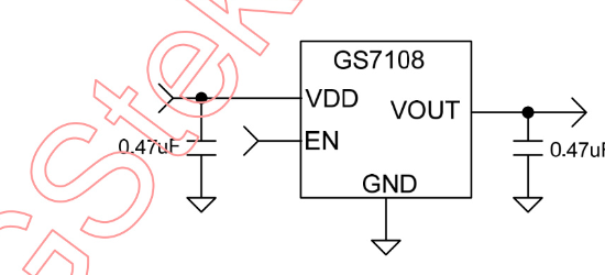 GSTEK(登丰微)的GS7108ST-3P3-R系统框图