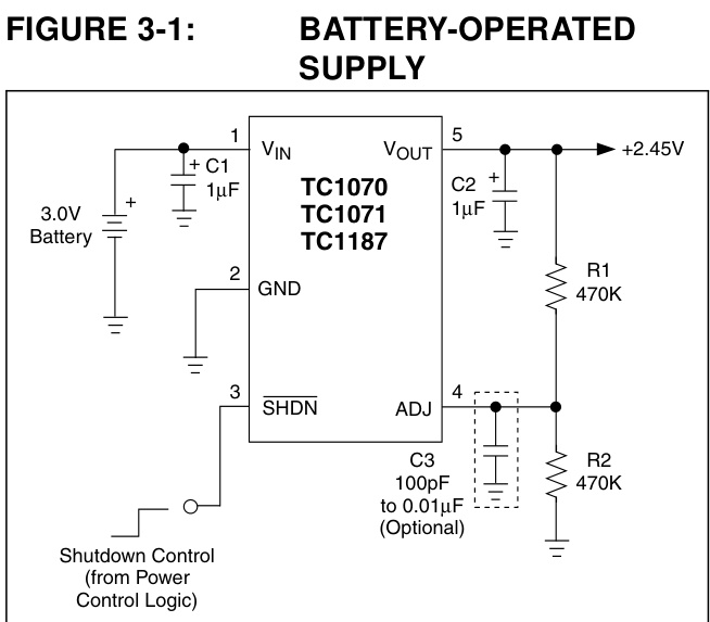 MICROCHIP(美国微芯)的TC1071VCT713系统框图